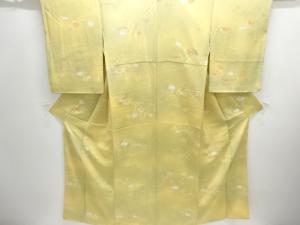 花模様小紋着物